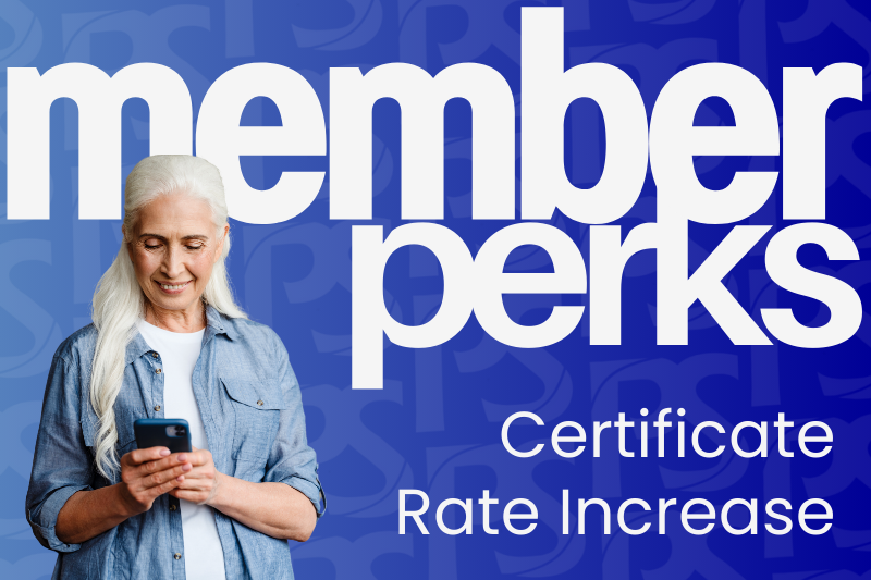 member perks certificate rate increase