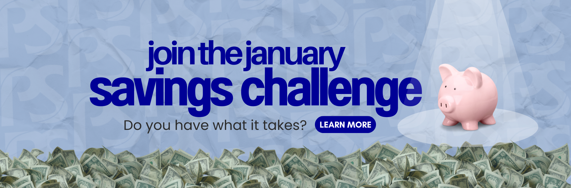 join the january savings challenge. click to learn more